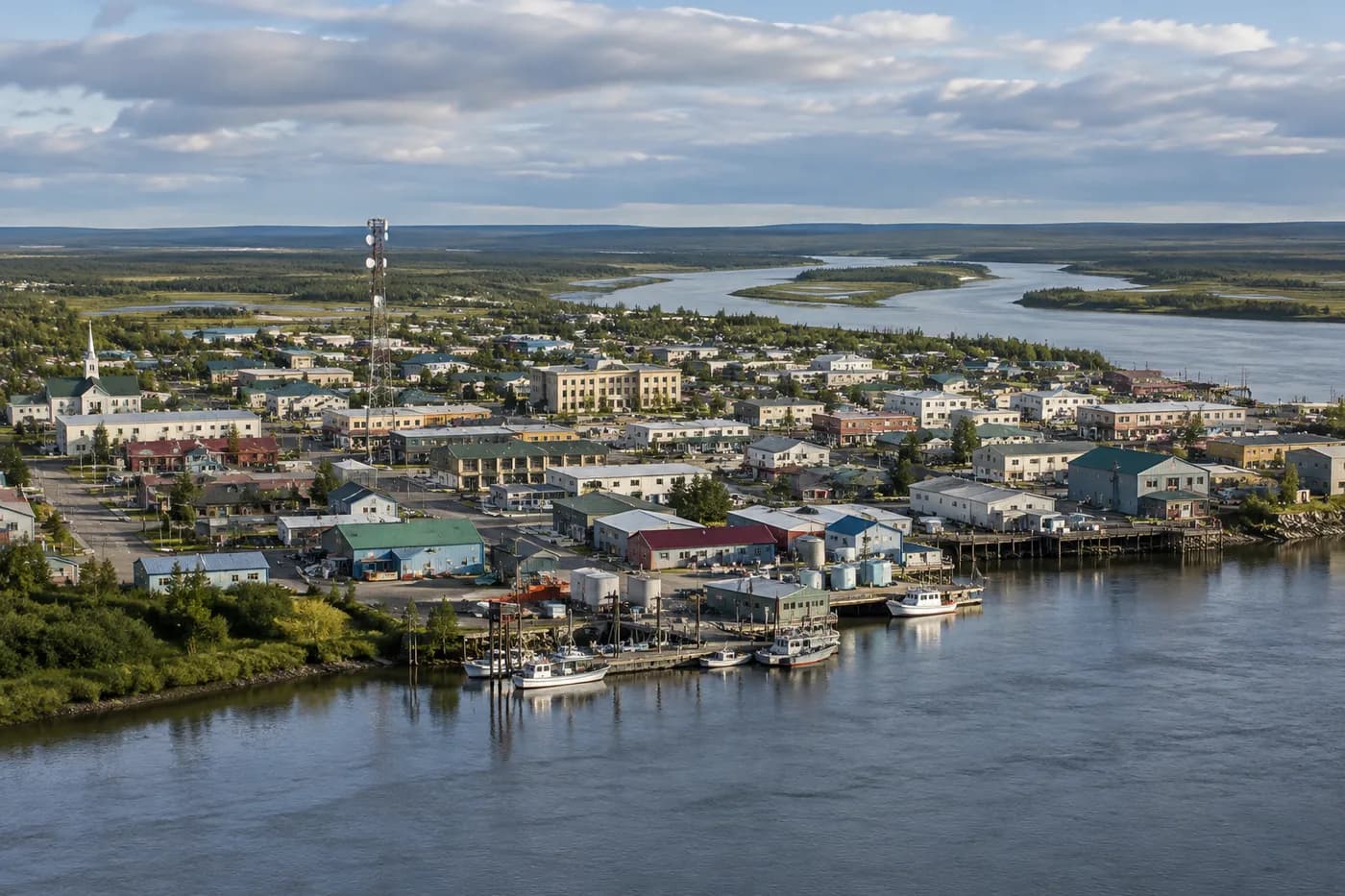 Bethel, Alaska cityscape