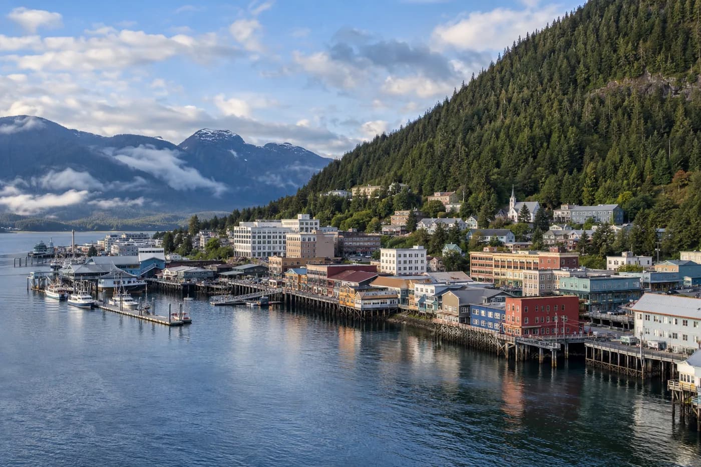 Ketchikan, Alaska cityscape