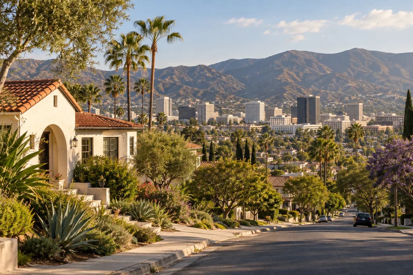 Glendale, California cityscape