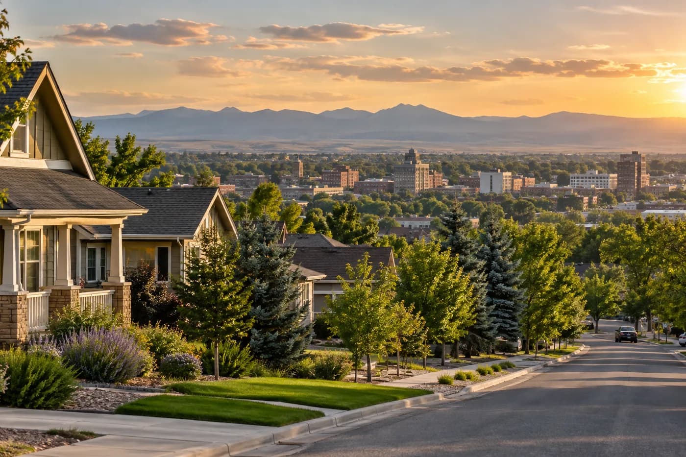 Greeley, Colorado cityscape