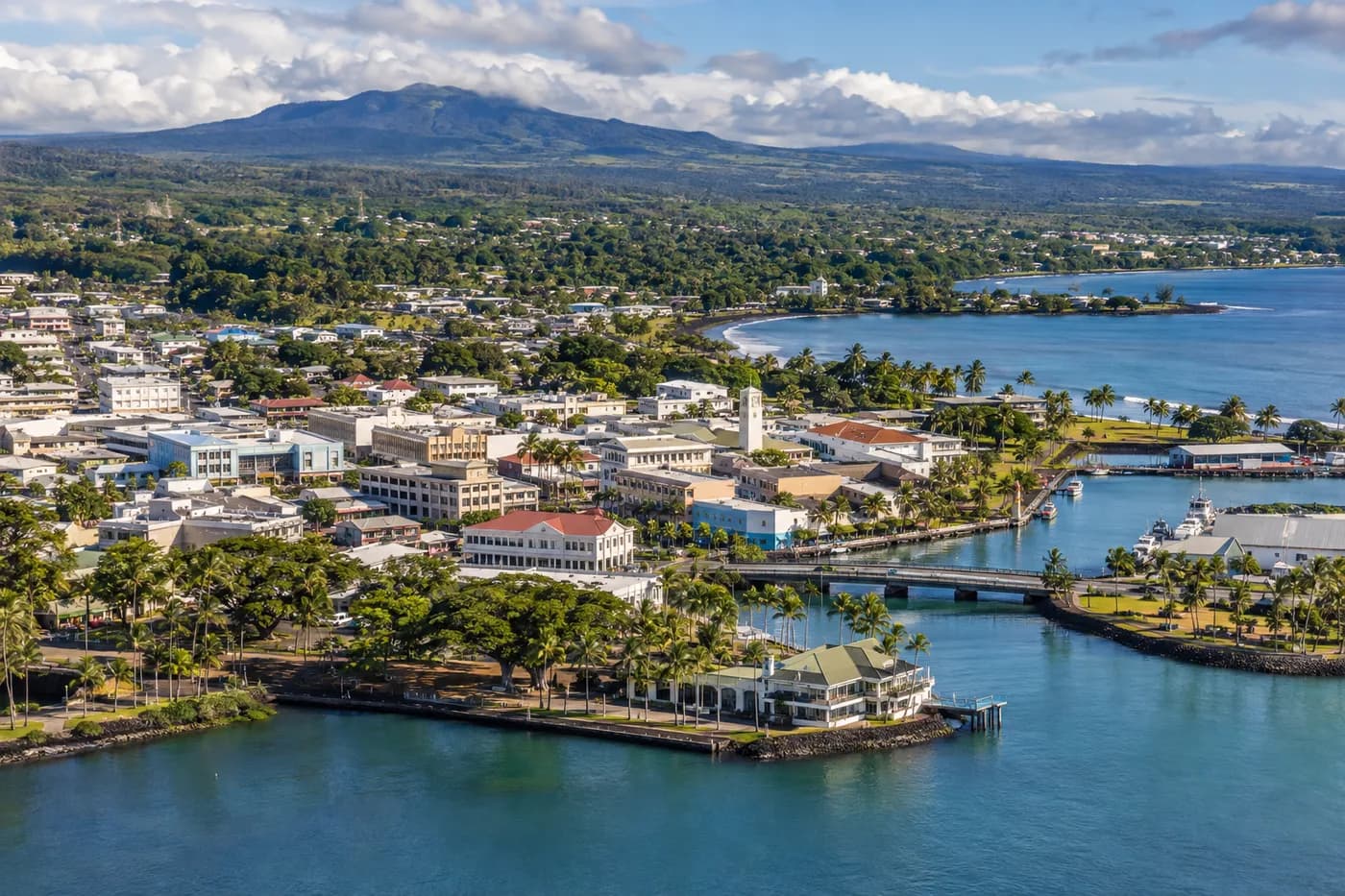 Hilo, Hawaii cityscape