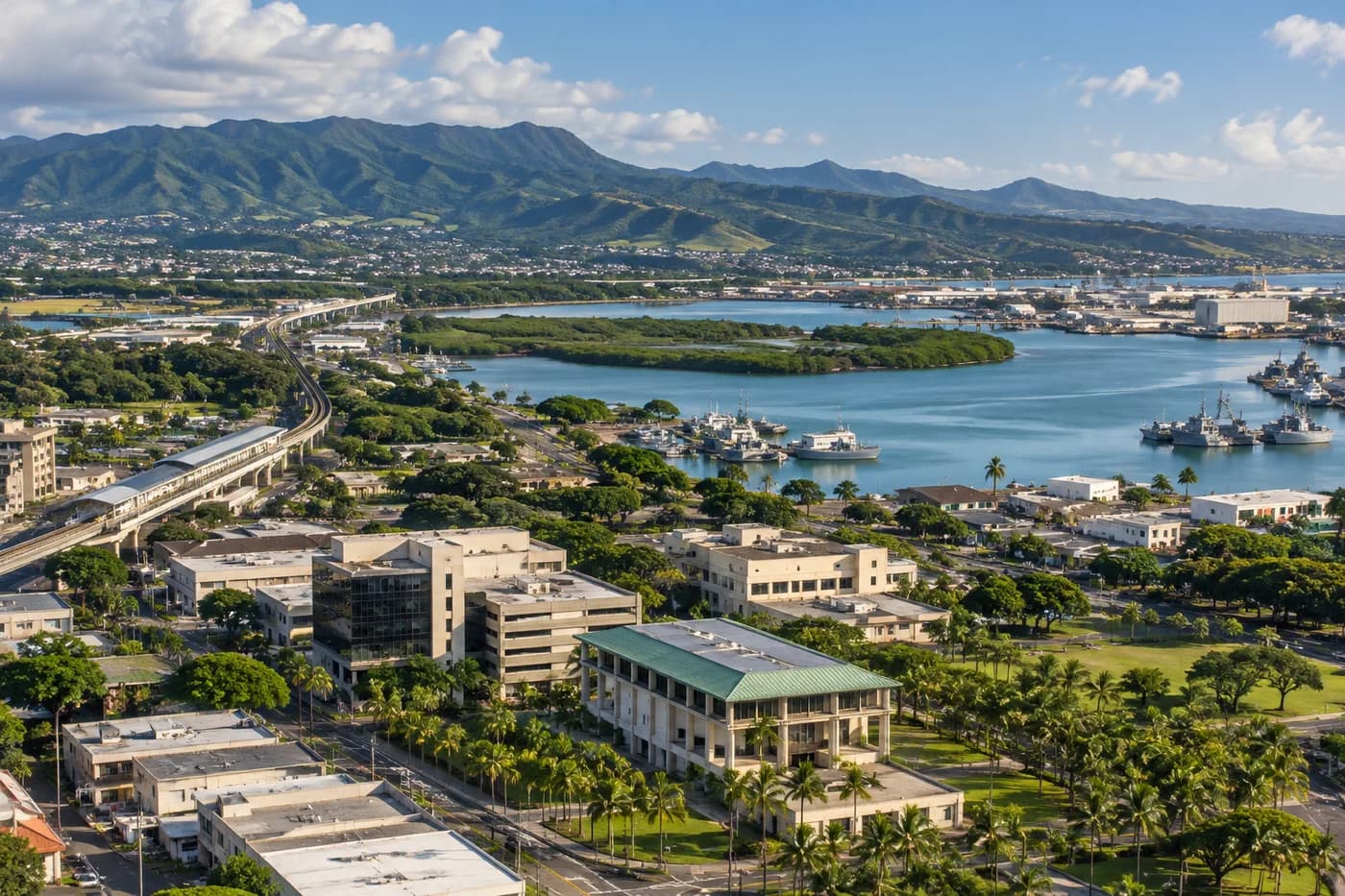 Pearl City, Hawaii cityscape