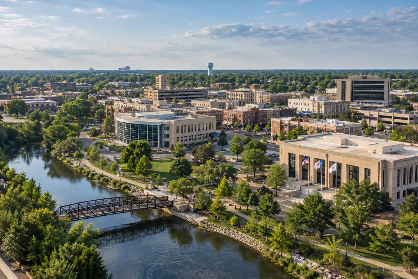 Des Plaines, Illinois cityscape