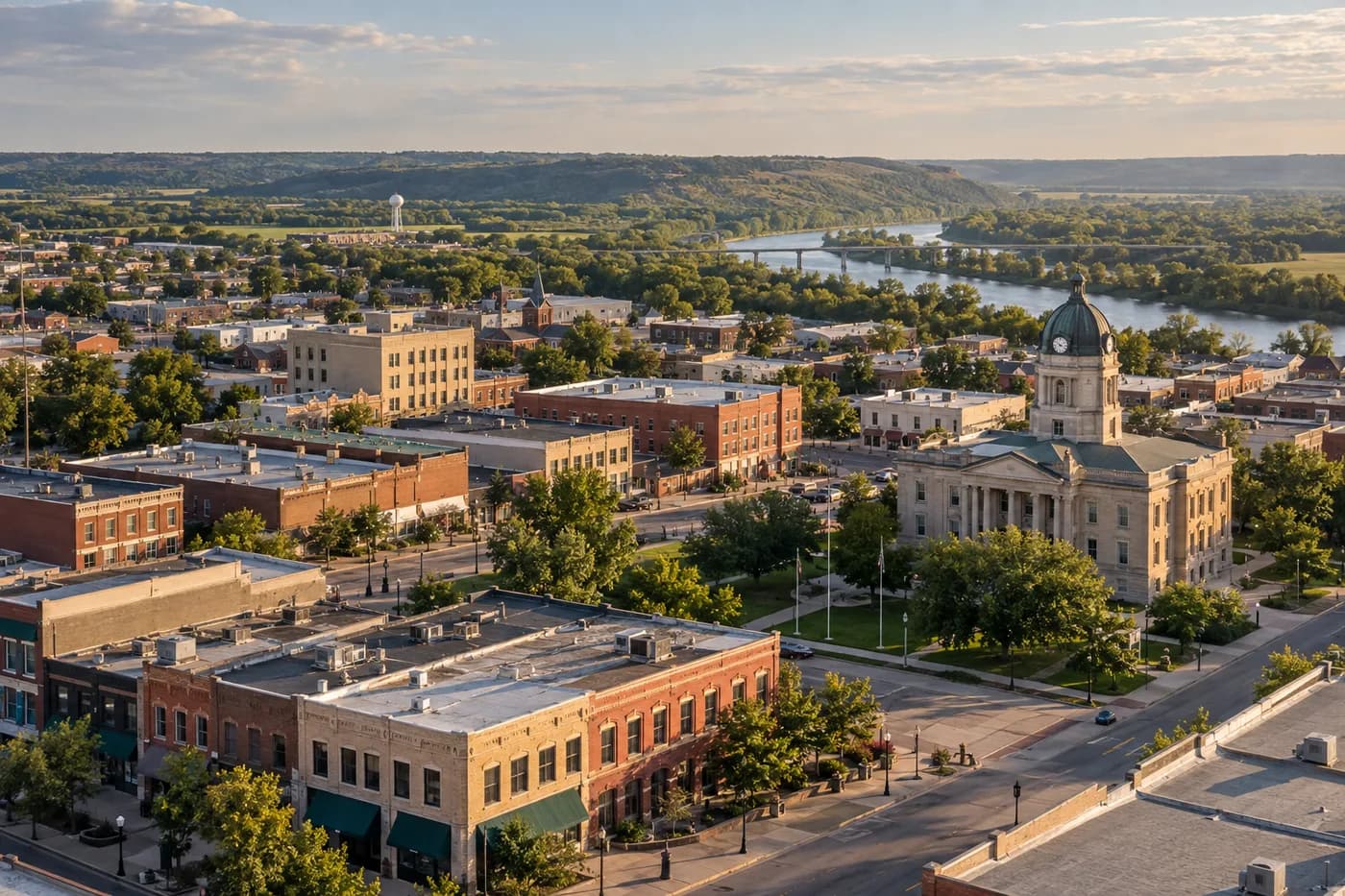 Junction City, Kansas cityscape