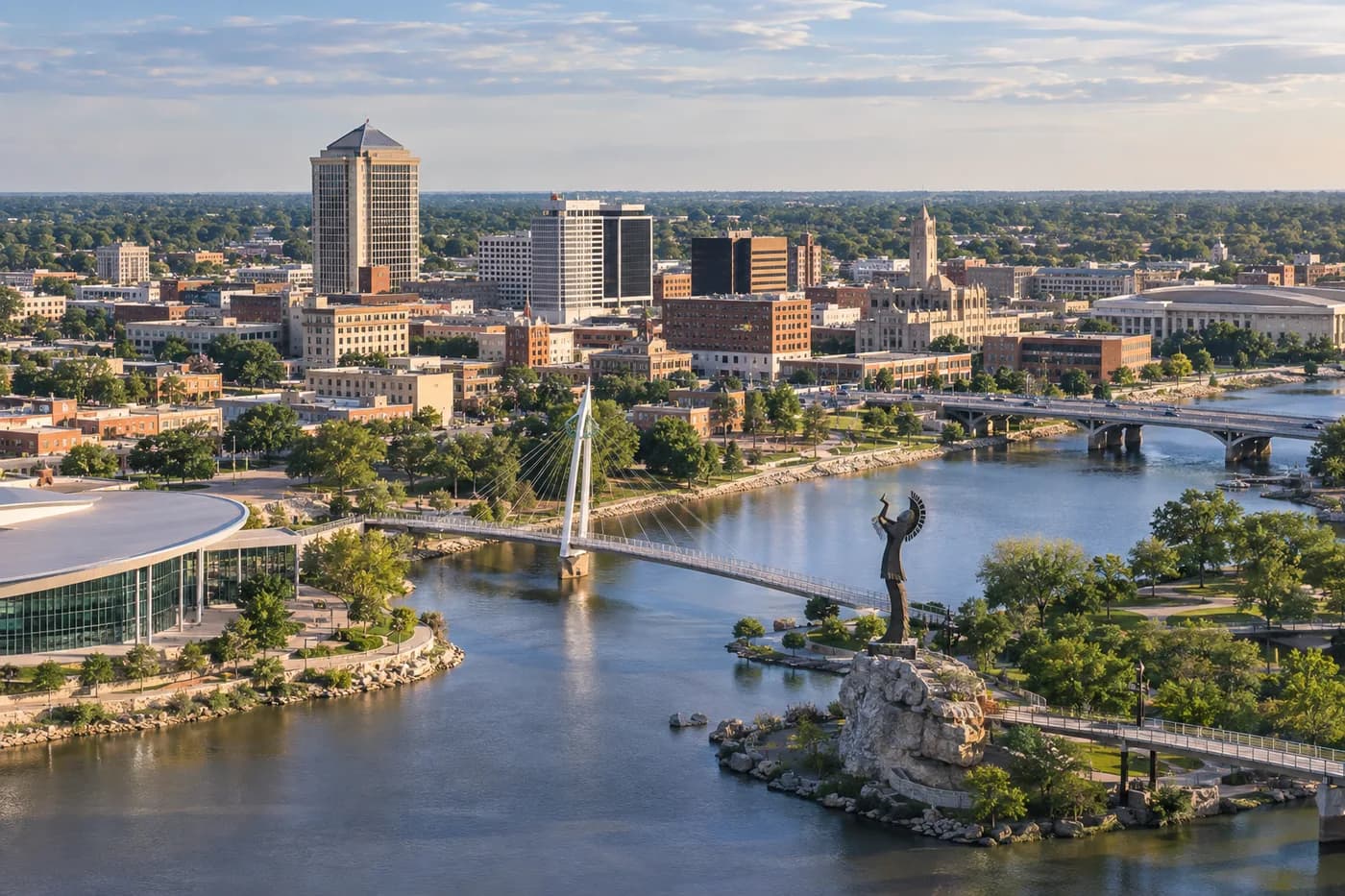 Wichita, Kansas cityscape