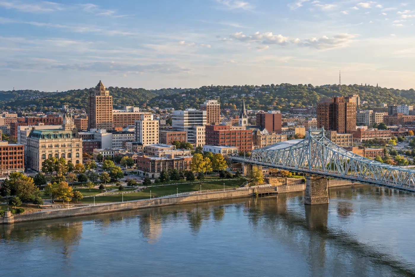 Covington, Kentucky cityscape