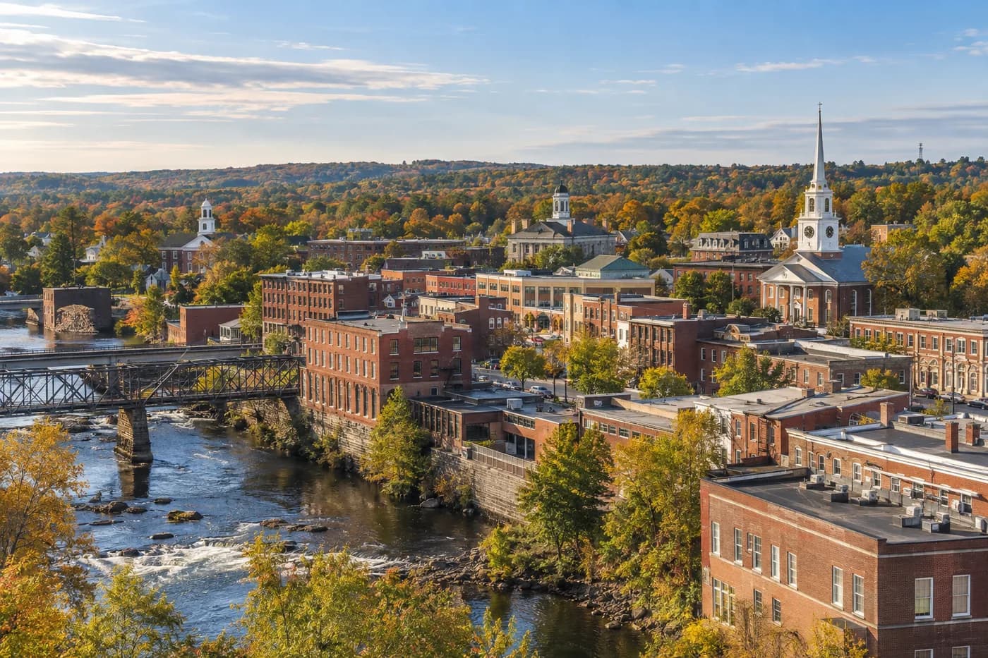 Sanford, Maine cityscape