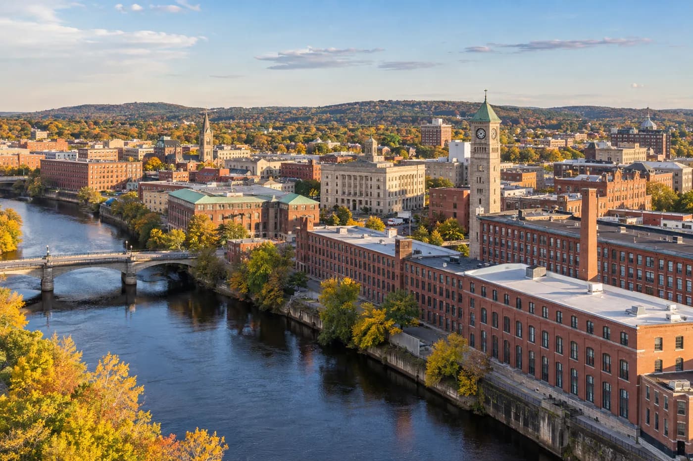 Lawrence, Massachusetts cityscape