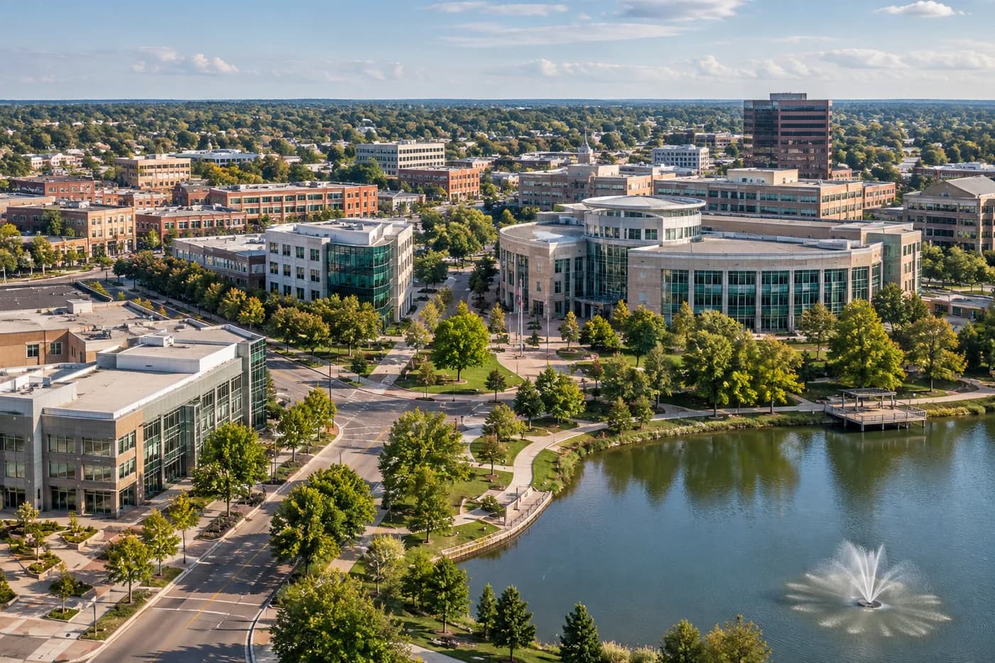 Troy, Michigan cityscape
