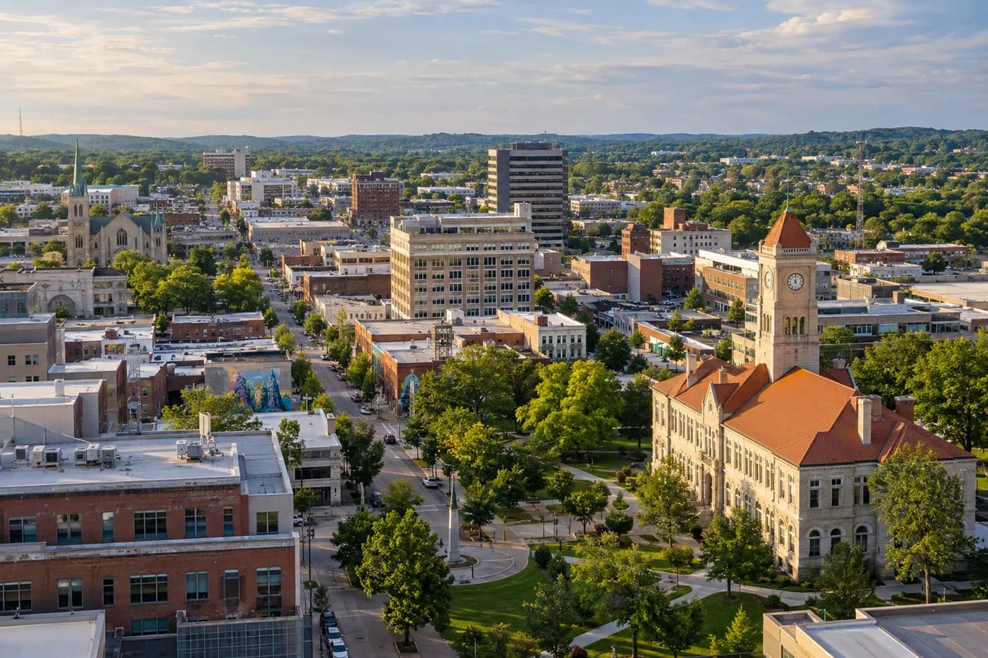 Springfield, Missouri cityscape