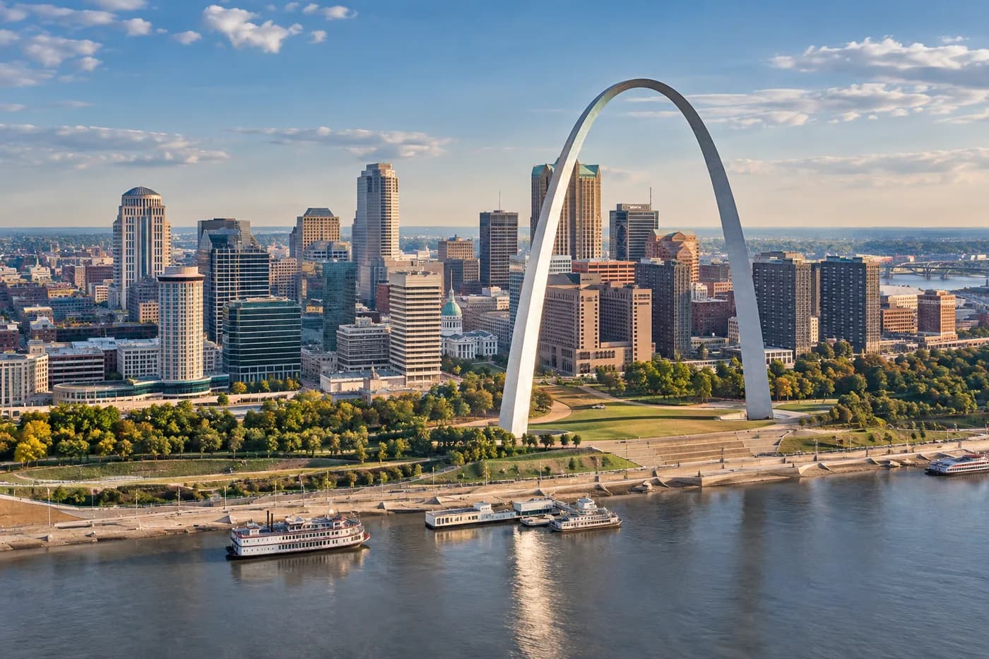 St. Louis, Missouri cityscape