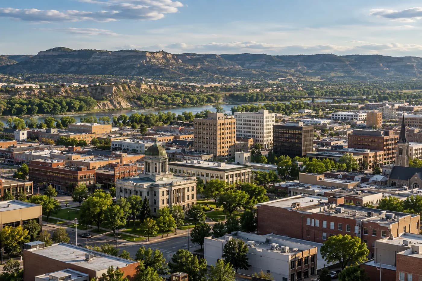 Billings, Montana cityscape
