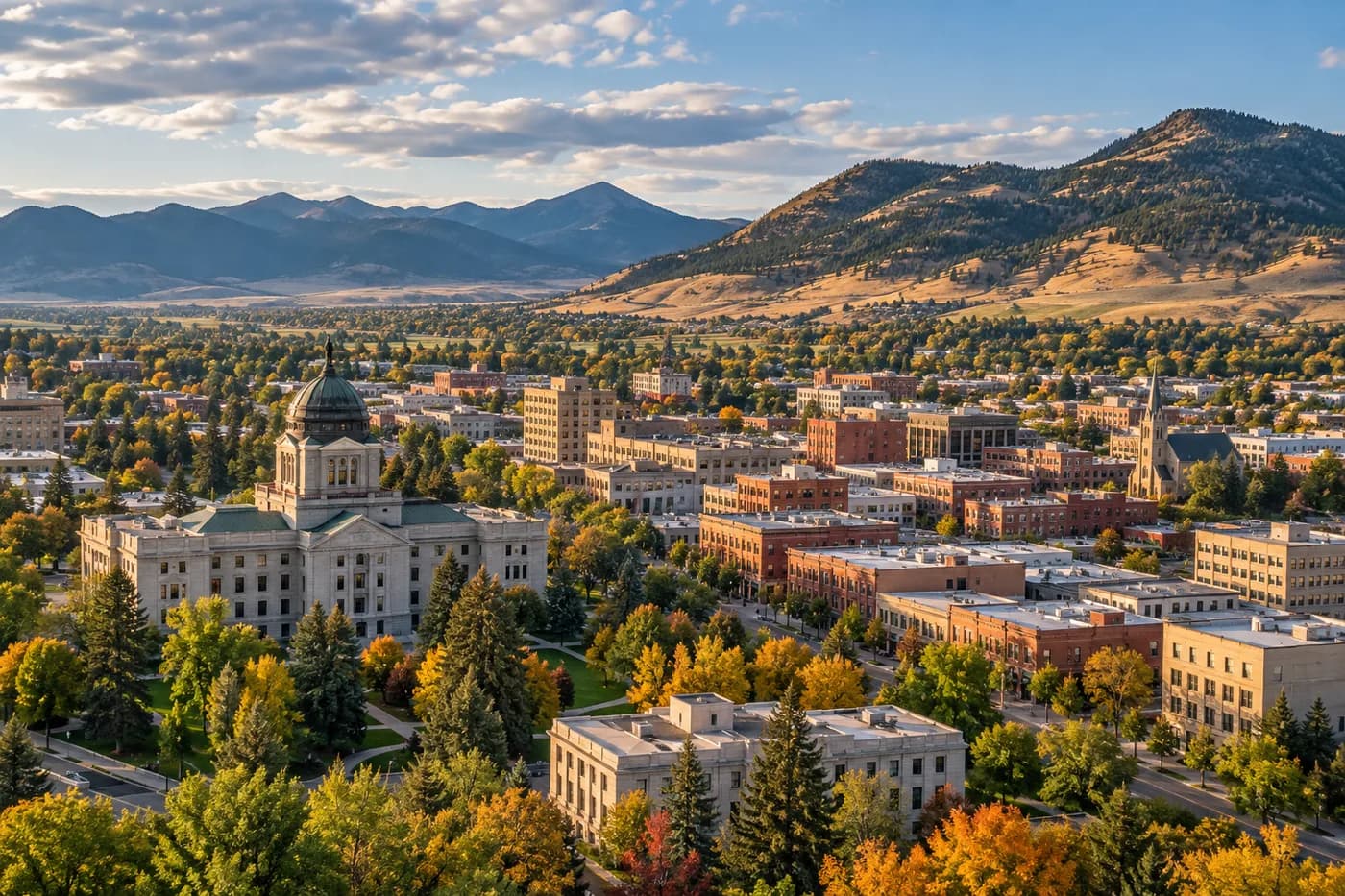 Helena, Montana cityscape