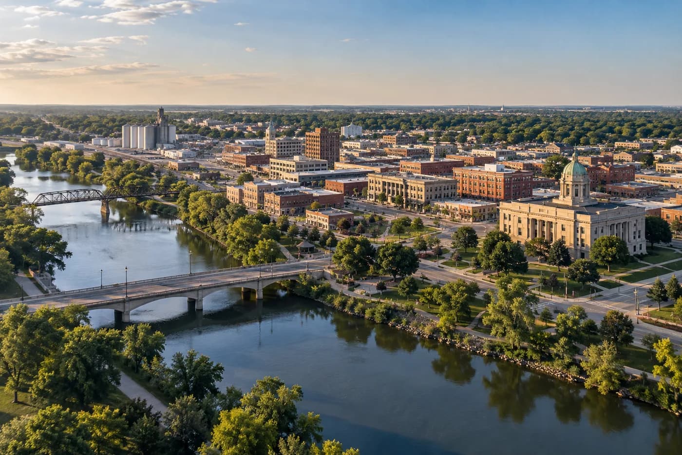 Grand Island, Nebraska cityscape