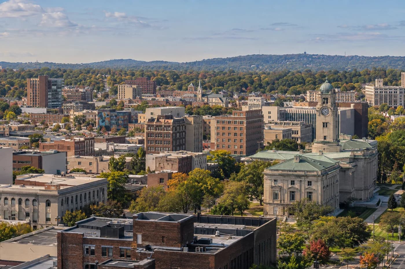 East Orange, New Jersey cityscape