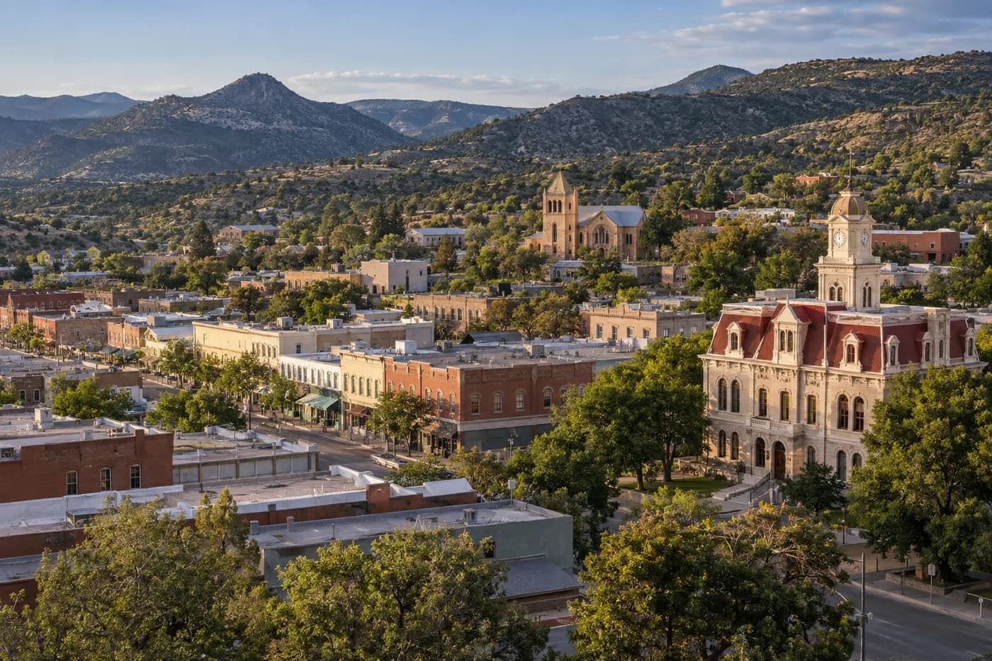 Silver City, New Mexico cityscape