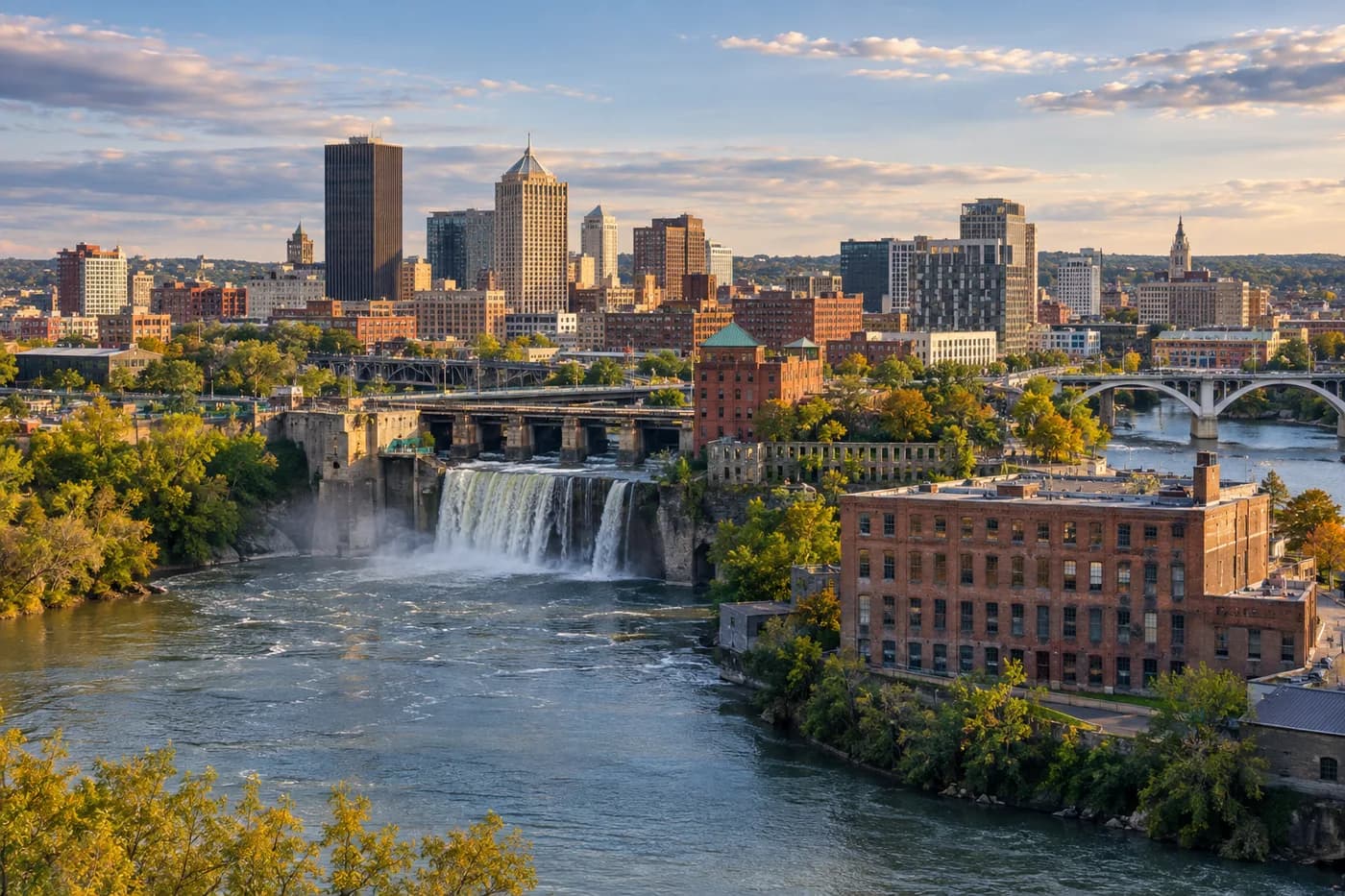 Rochester, New York cityscape