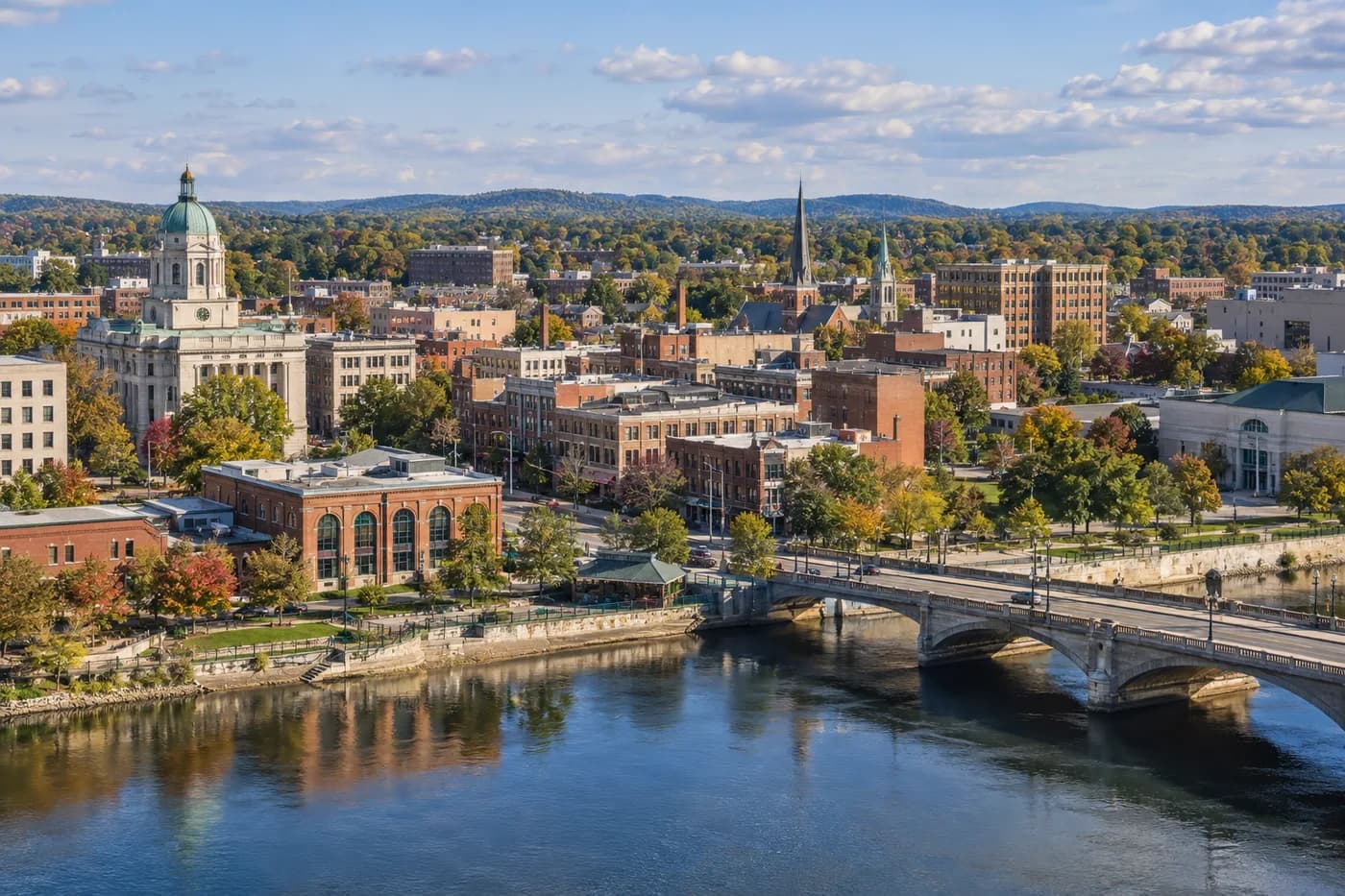 Schenectady, New York cityscape