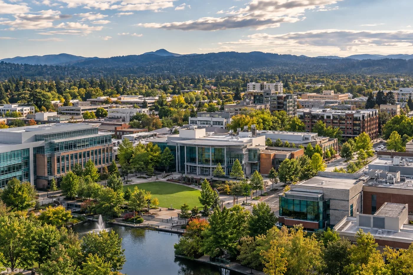 Beaverton, Oregon cityscape
