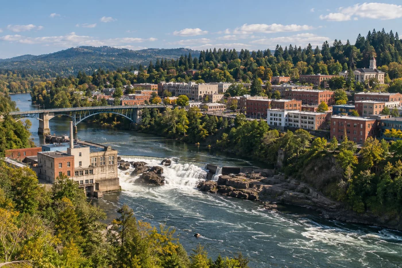 Oregon City, Oregon cityscape