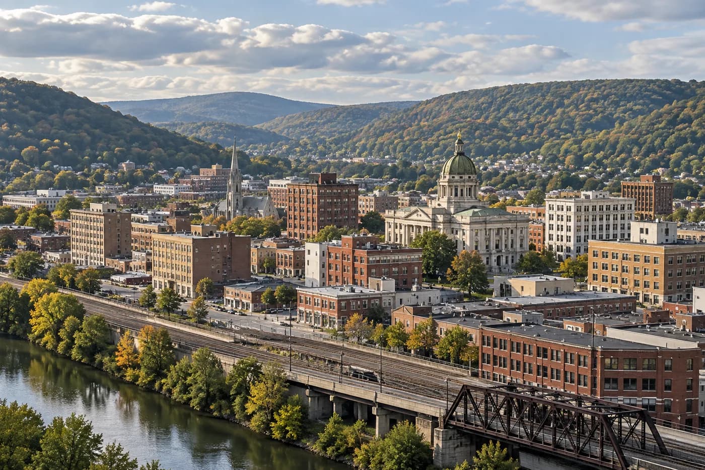Altoona, Pennsylvania cityscape