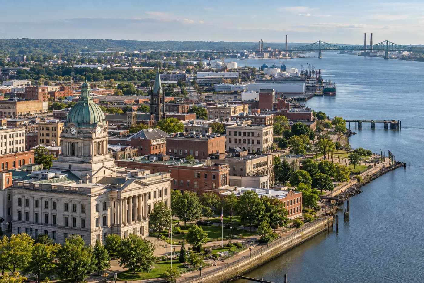 Chester, Pennsylvania cityscape