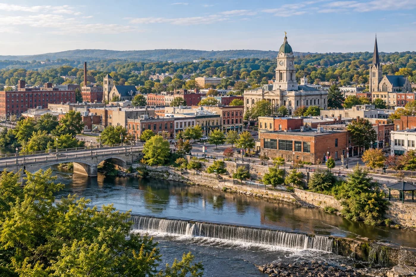 Pottstown, Pennsylvania cityscape