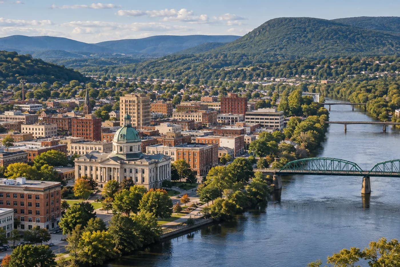 Williamsport, Pennsylvania cityscape