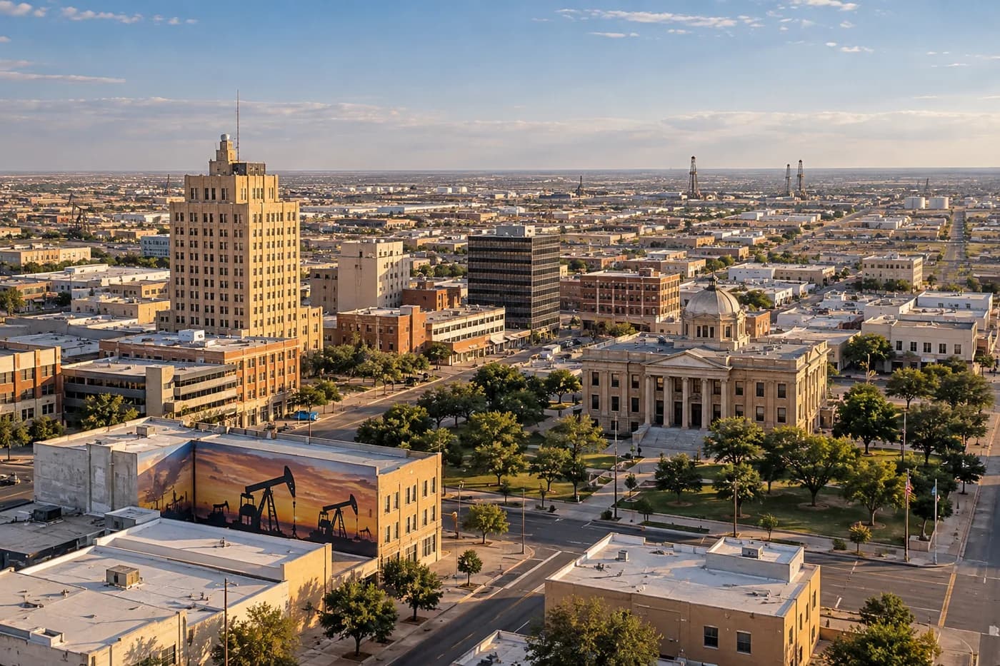 Odessa, Texas cityscape