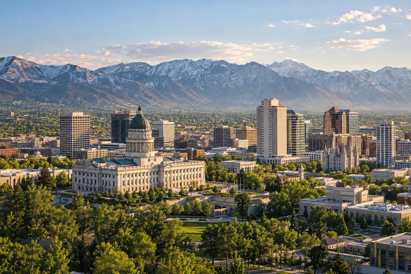 Salt Lake City, Utah cityscape