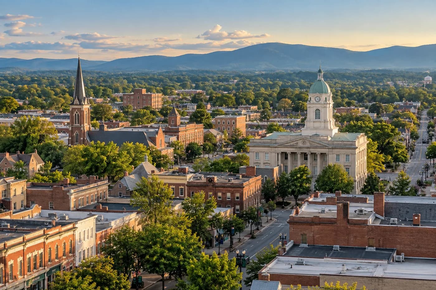 Winchester, Virginia cityscape