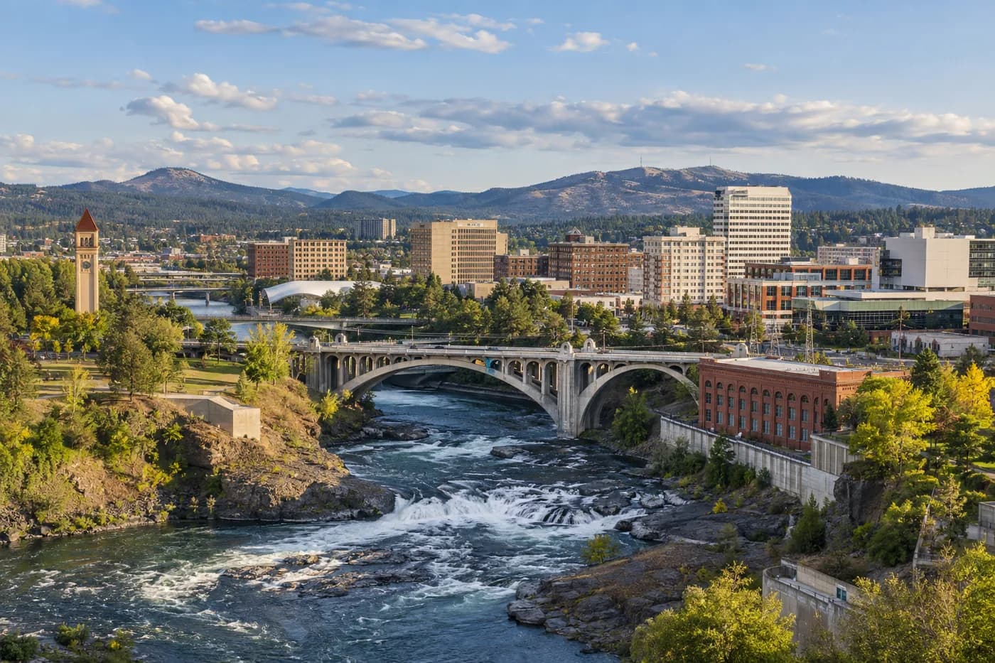 Spokane, Washington cityscape