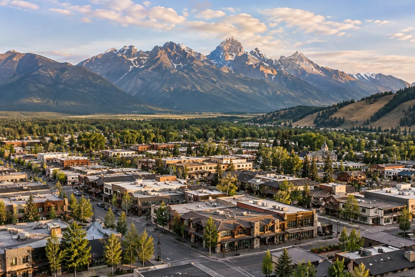 Jackson, Wyoming cityscape